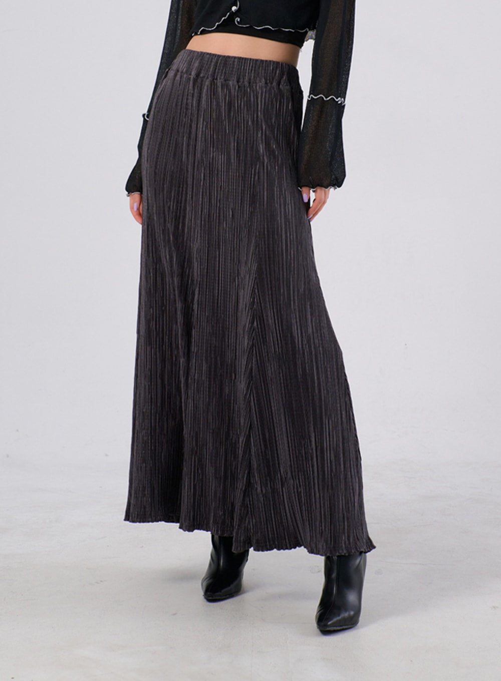 High Waist Maxi Skirt IA305