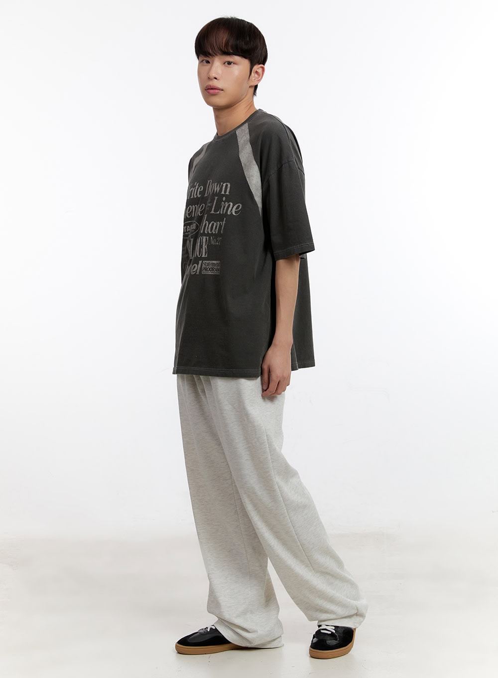 Men's Washed Graphic T-Shirt IA507