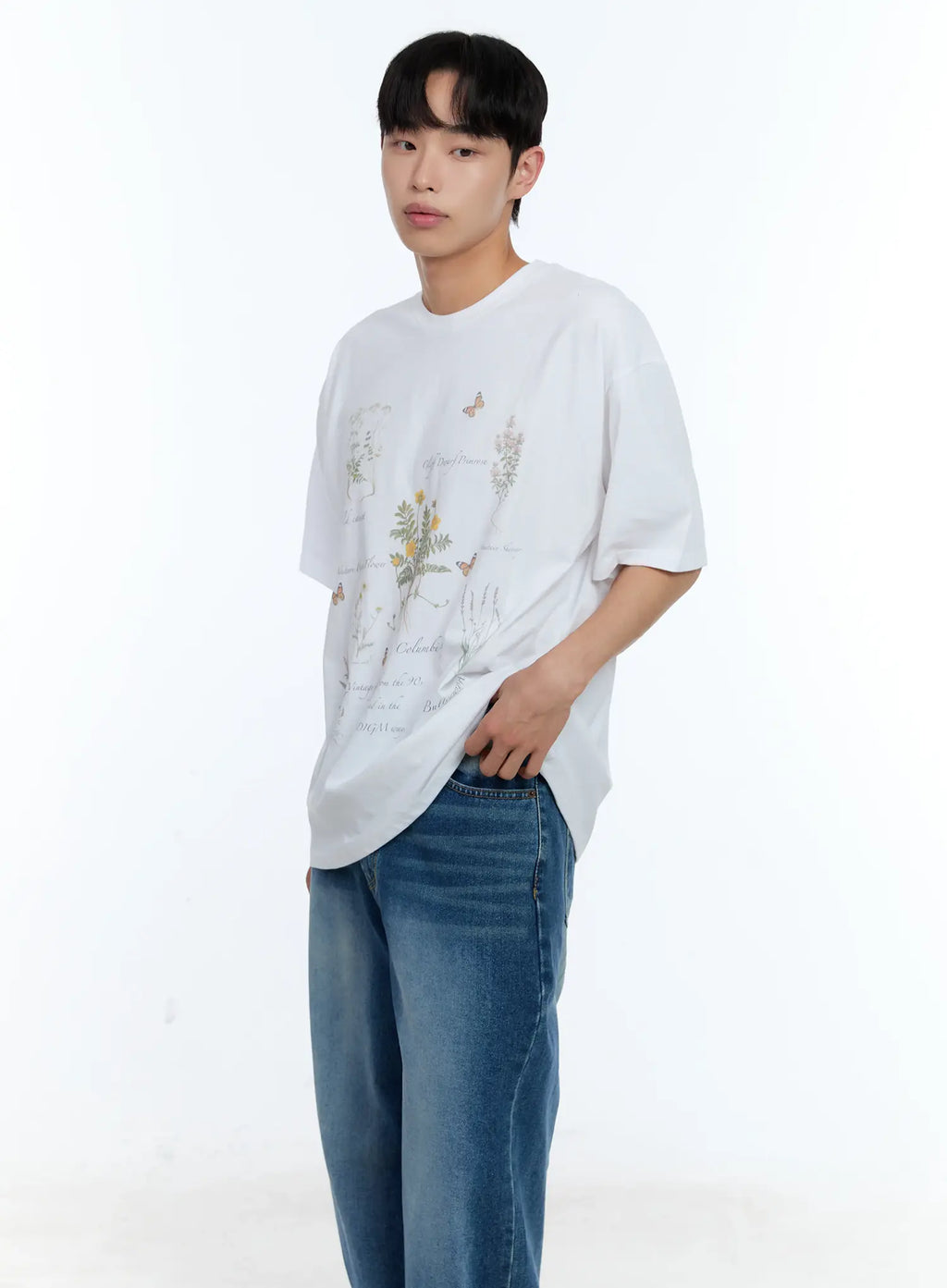 Men's Floral Summer Tee IL515