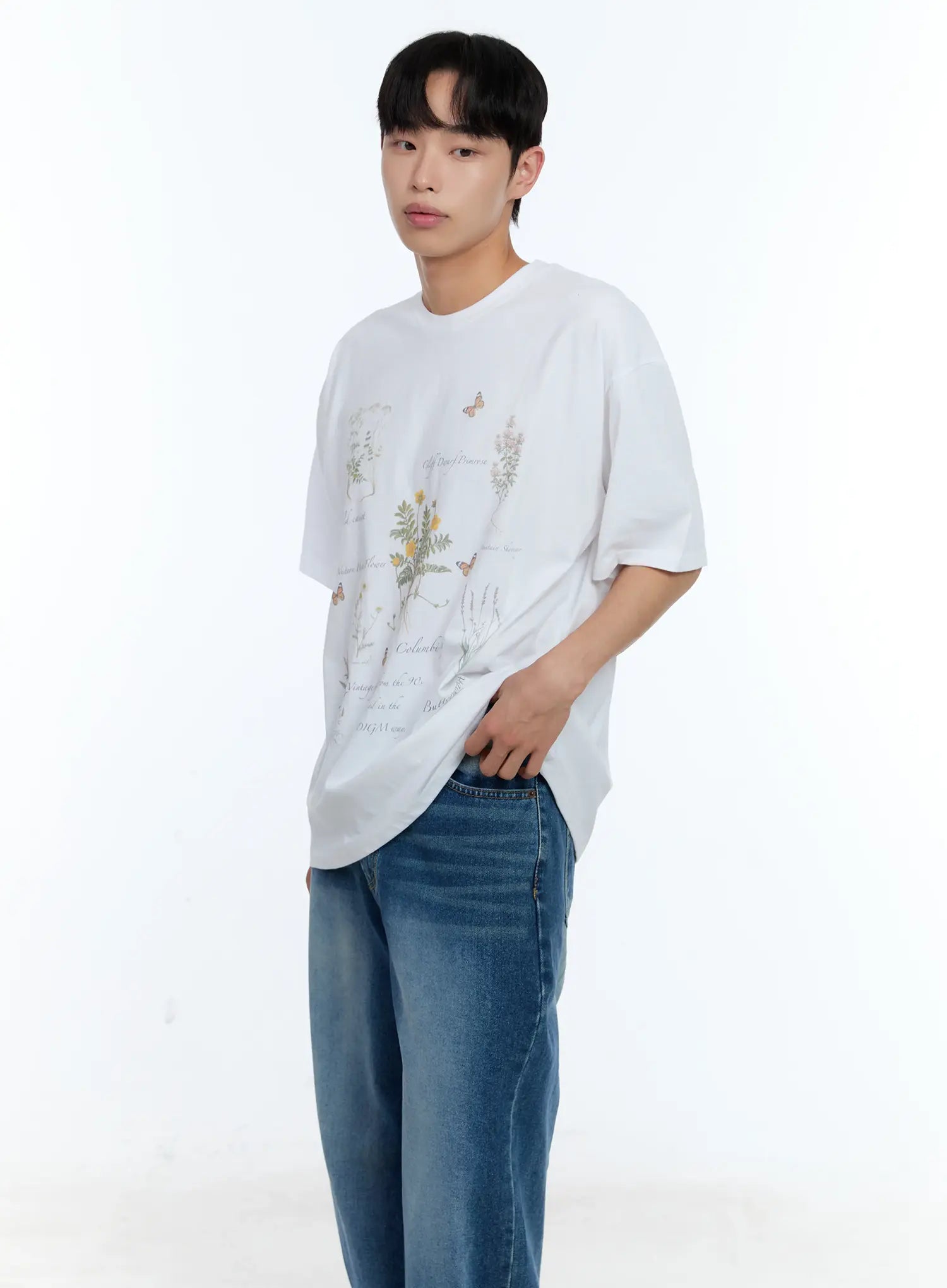 Men's Floral Summer Tee IL515