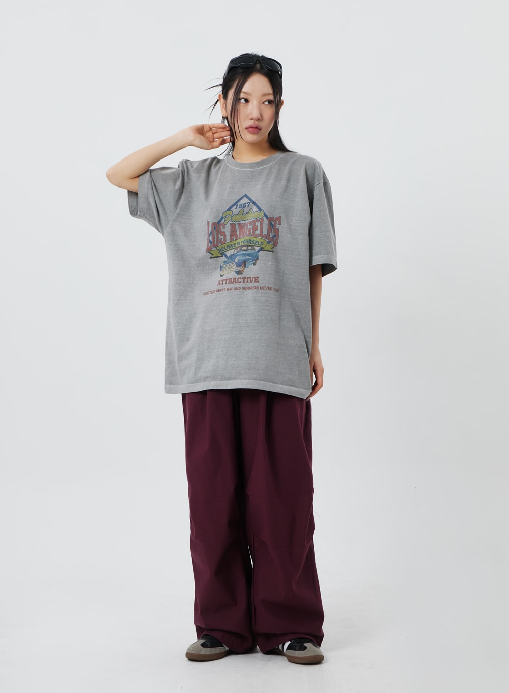 Drawstring Baggy Pants Unisex CF324