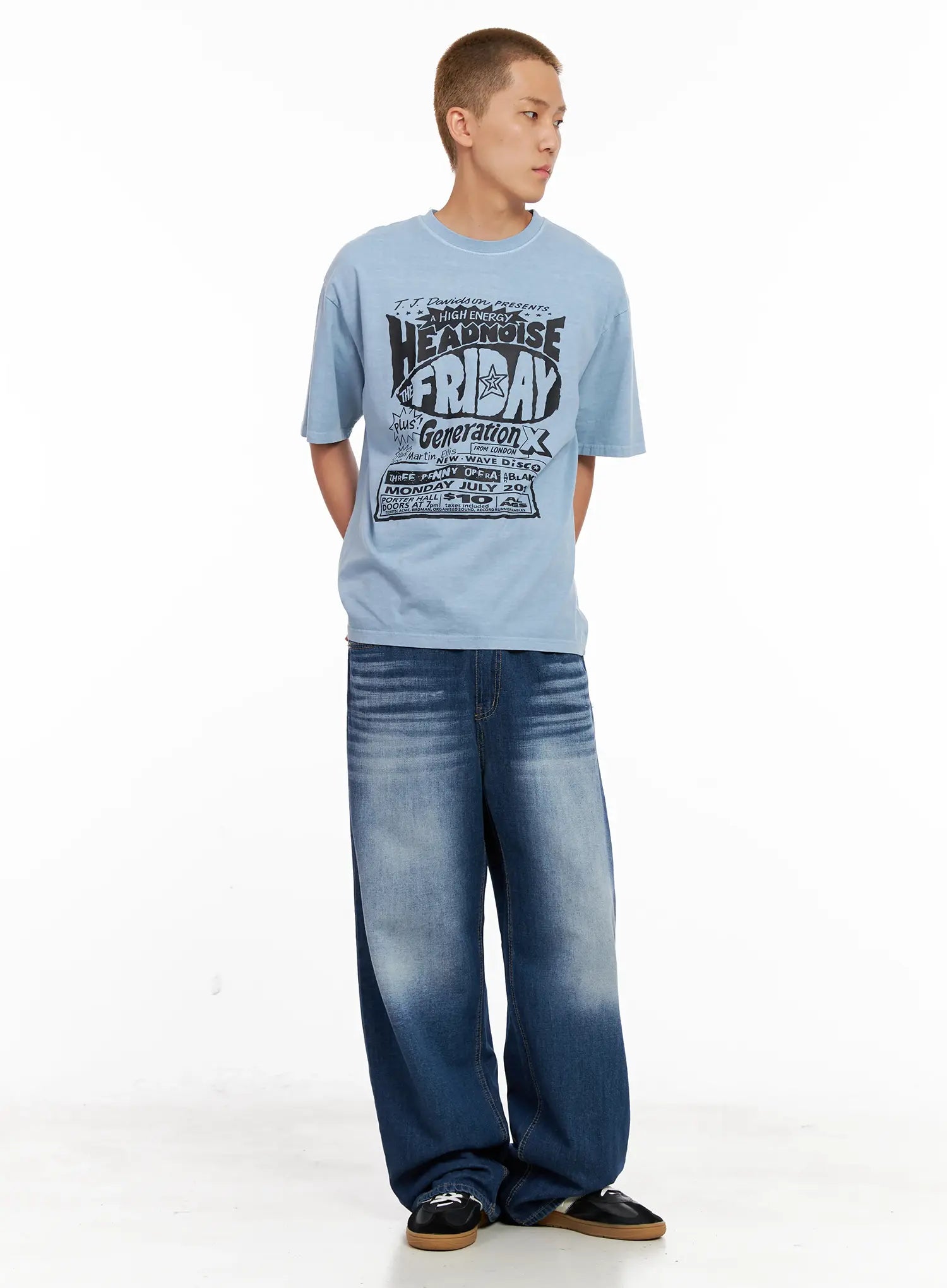 Men's Casual Graphic Tee IL518
