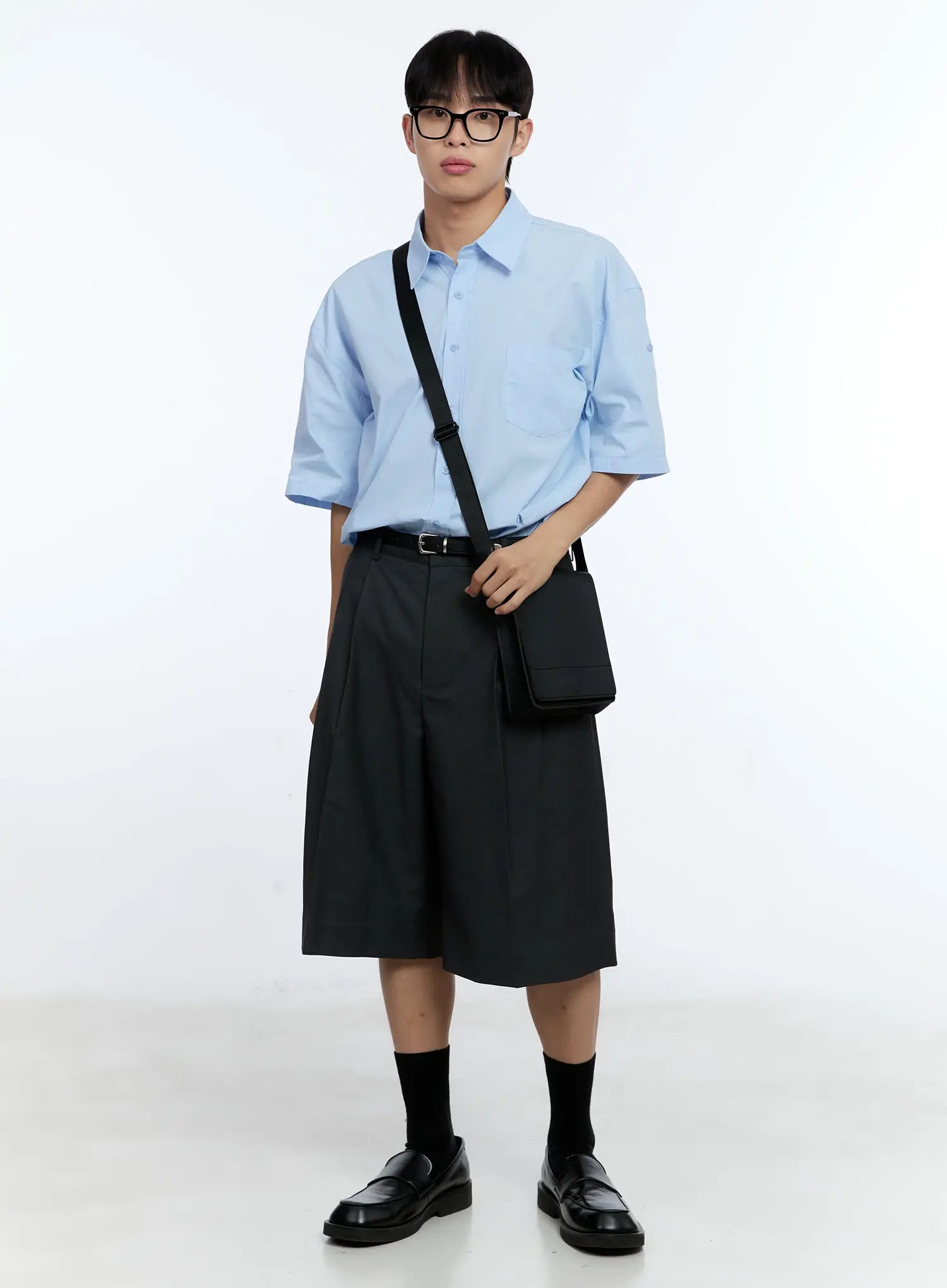 Men's Pocket Detail Short Sleeve Shirt IG519