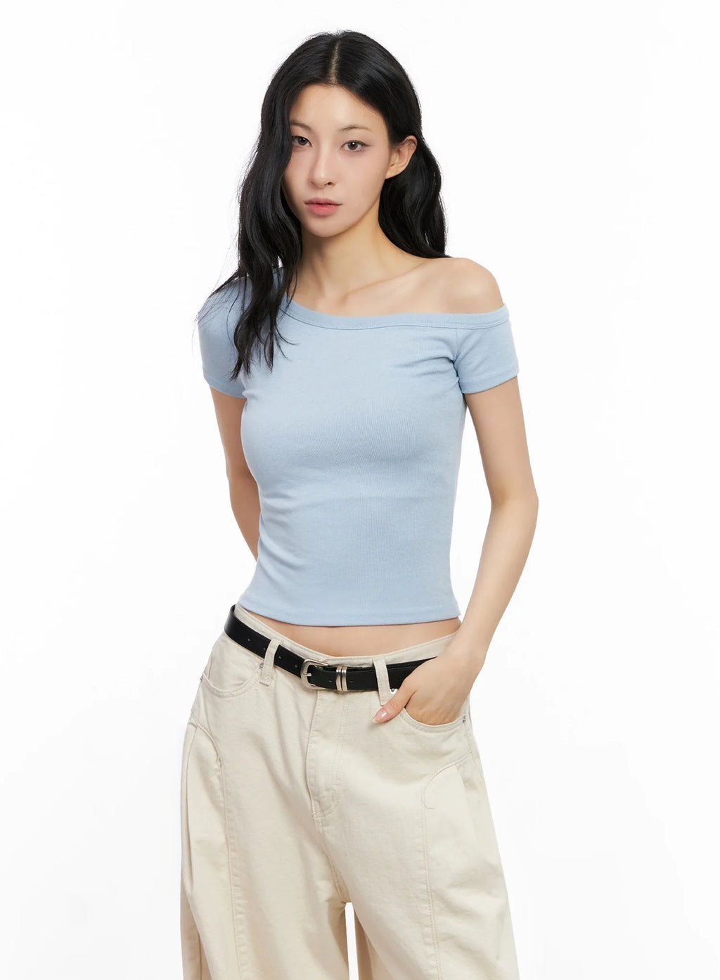Casual Off-Shoulder Top IG508