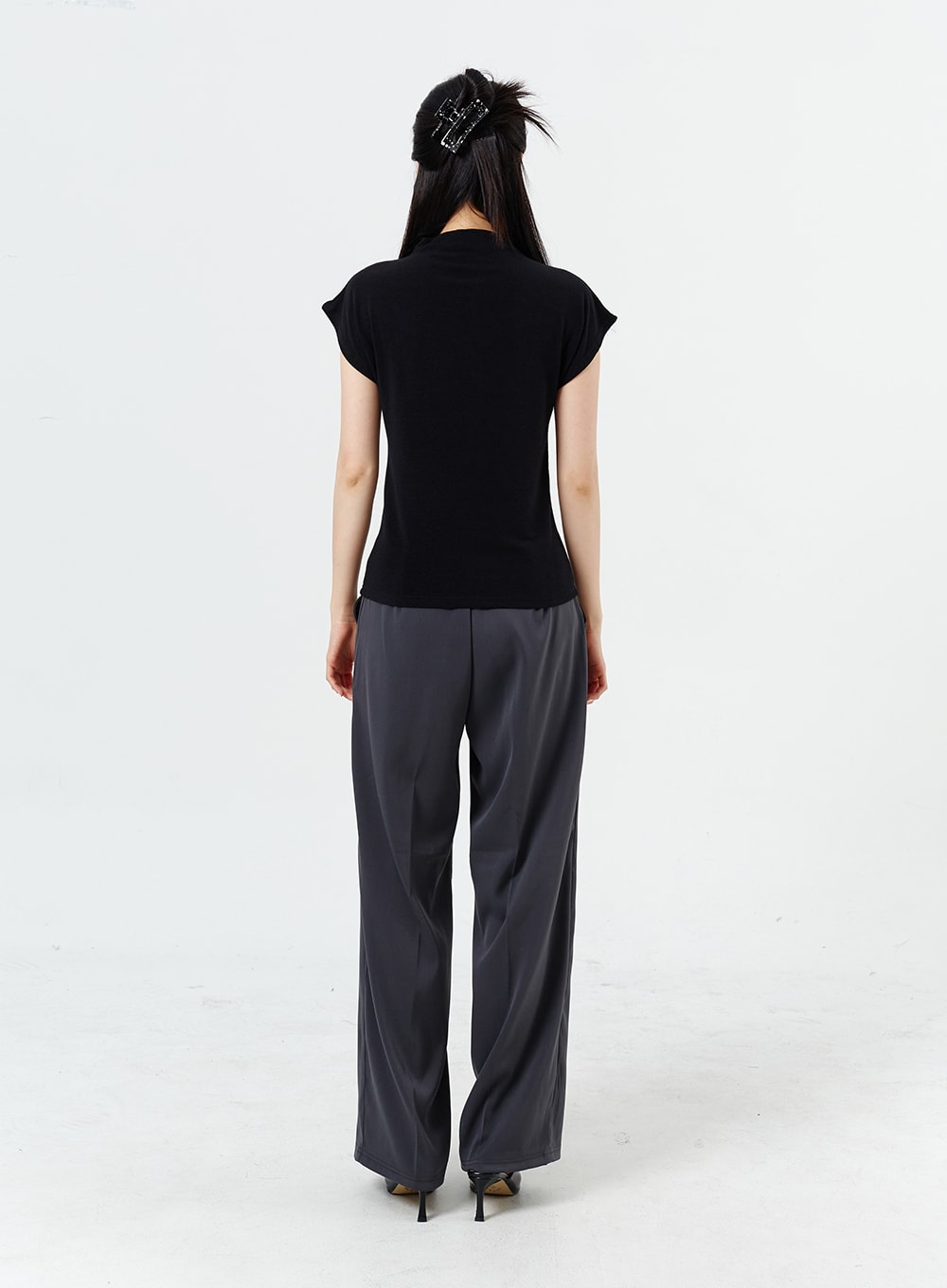 Wide Leg Tailored Pants OM320