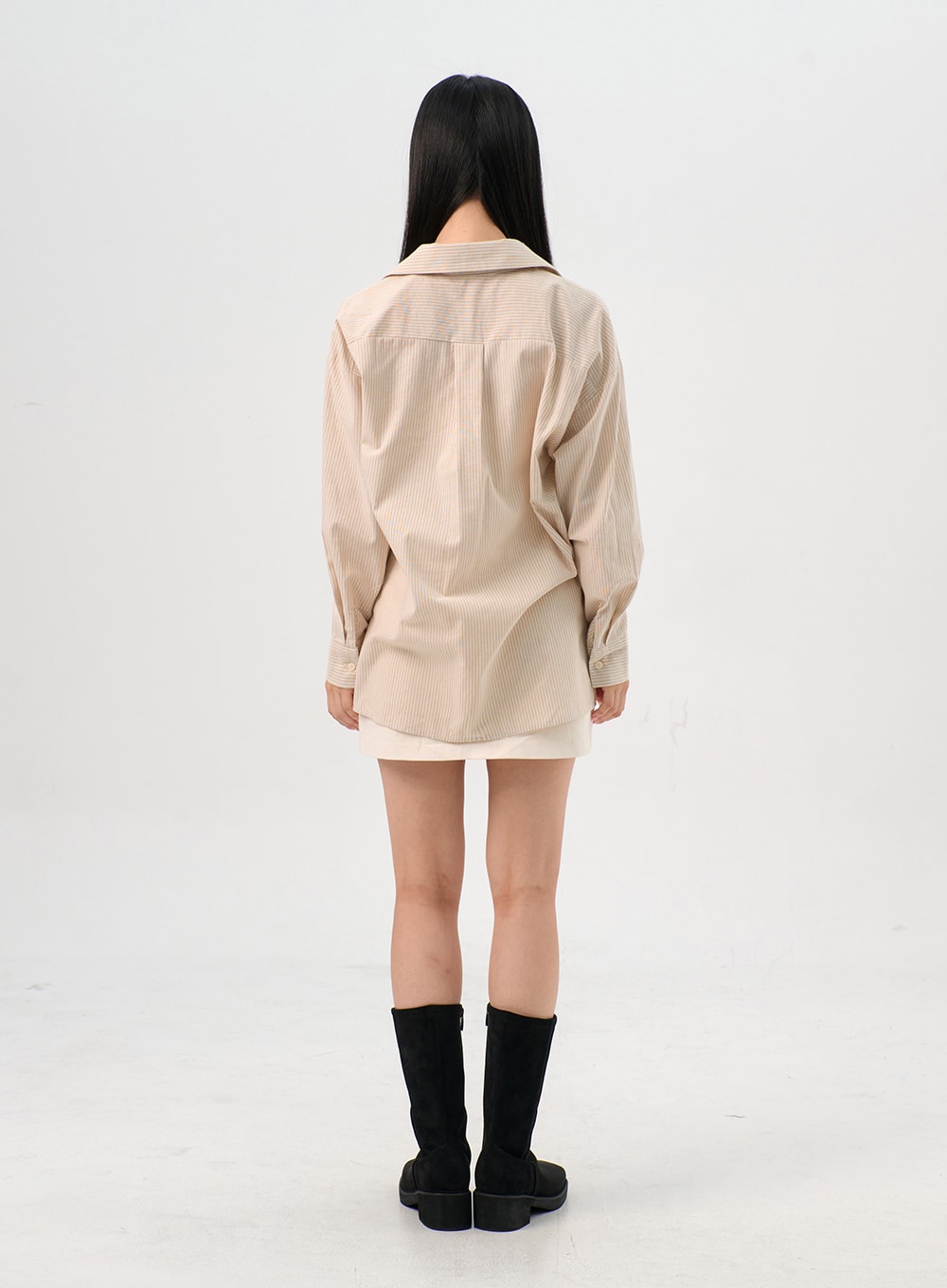 Striped Button Down Shirt OS302