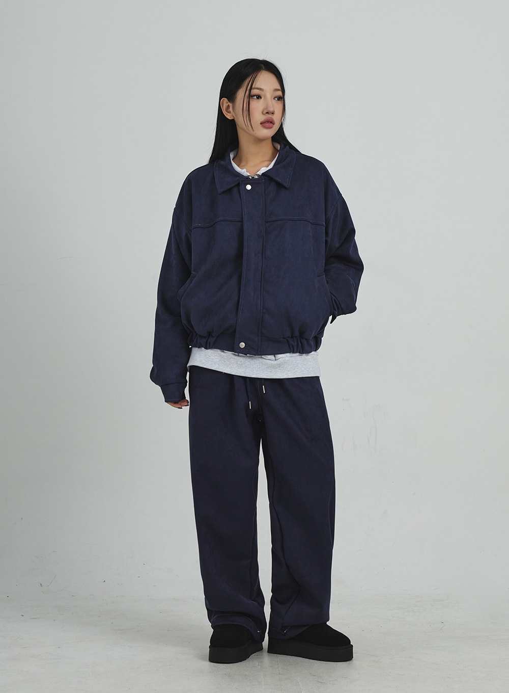 Suede Zipper Jacket CD08