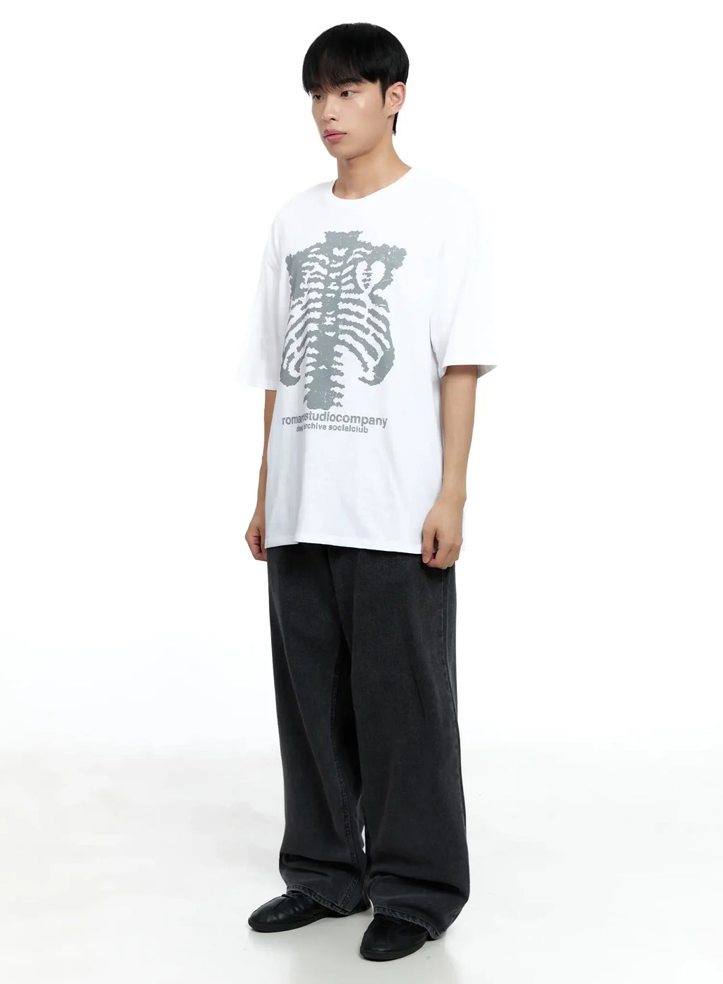 Men's Skeleton Graphic T-shirt IG520