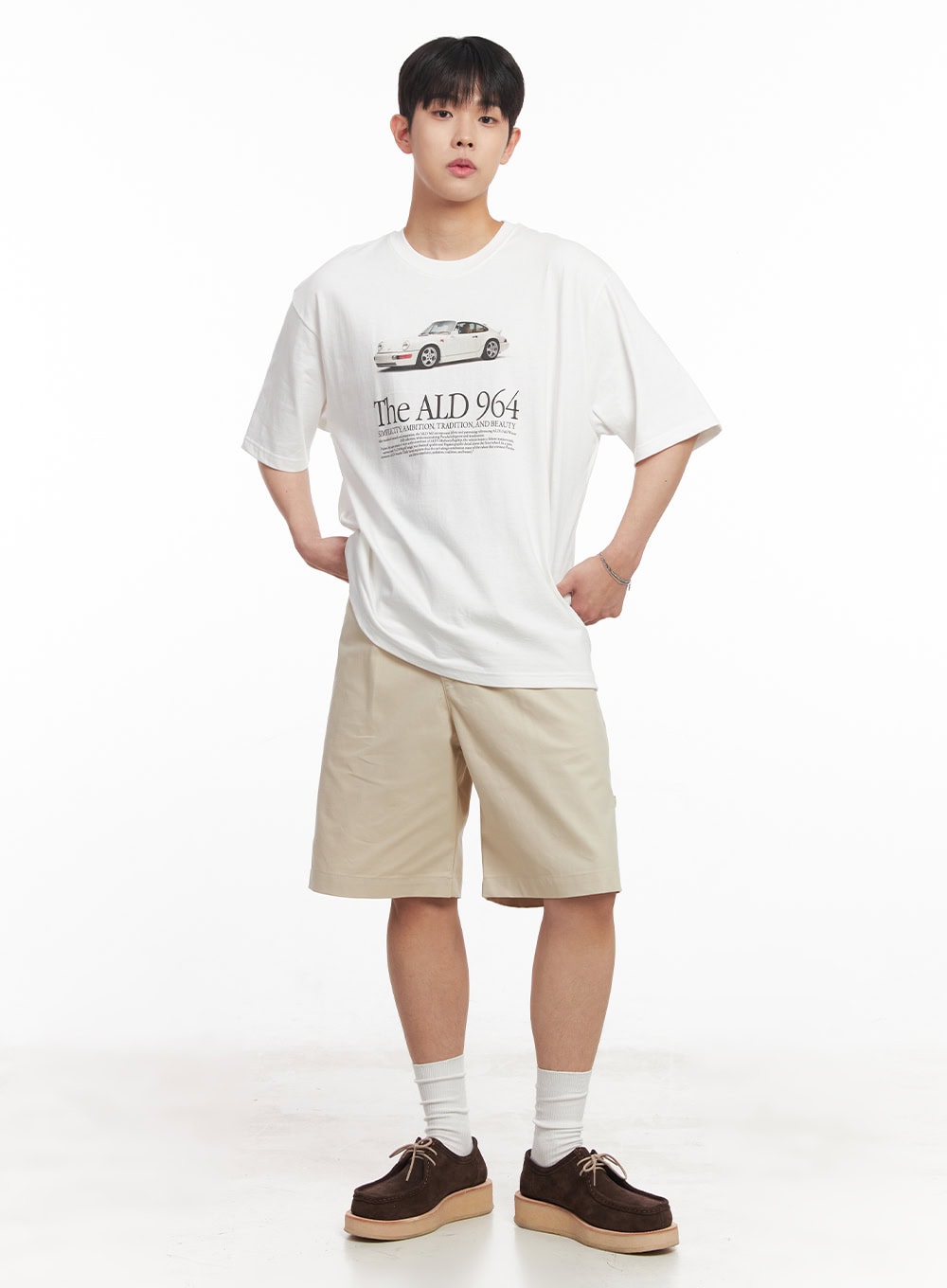 Men's Car Graphic T-Shirt IA529