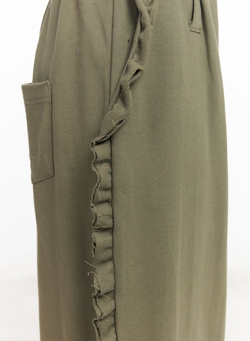 Frill Wide-Leg Sweatpants IM525