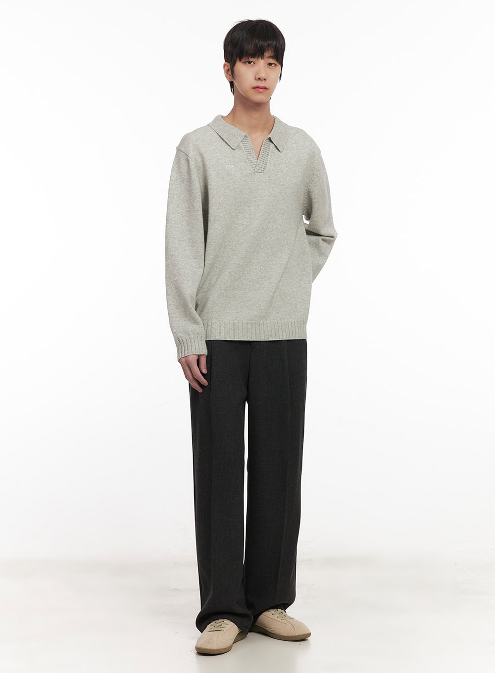 Men's Classic Straight-Fit Trousers IM519