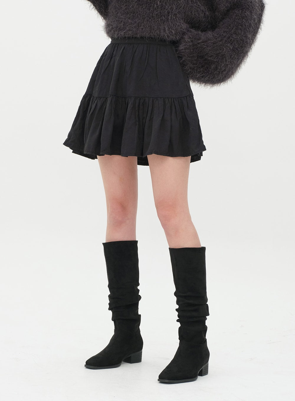 Tiered Mini Skirt J19