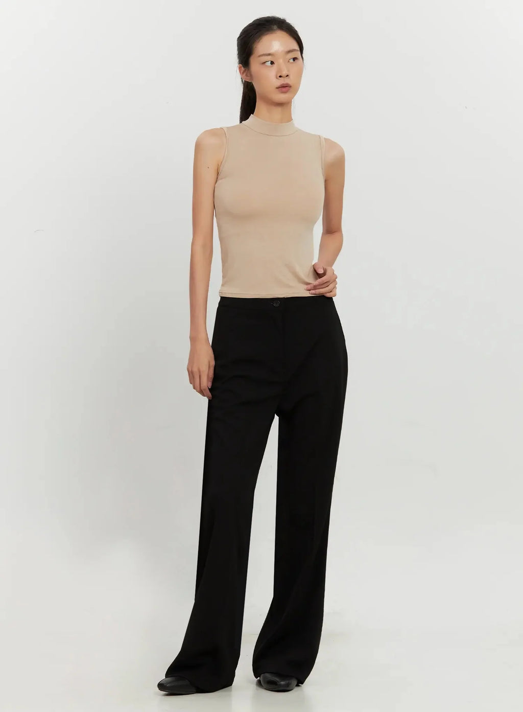 High-Waist Flare Trousers IL528