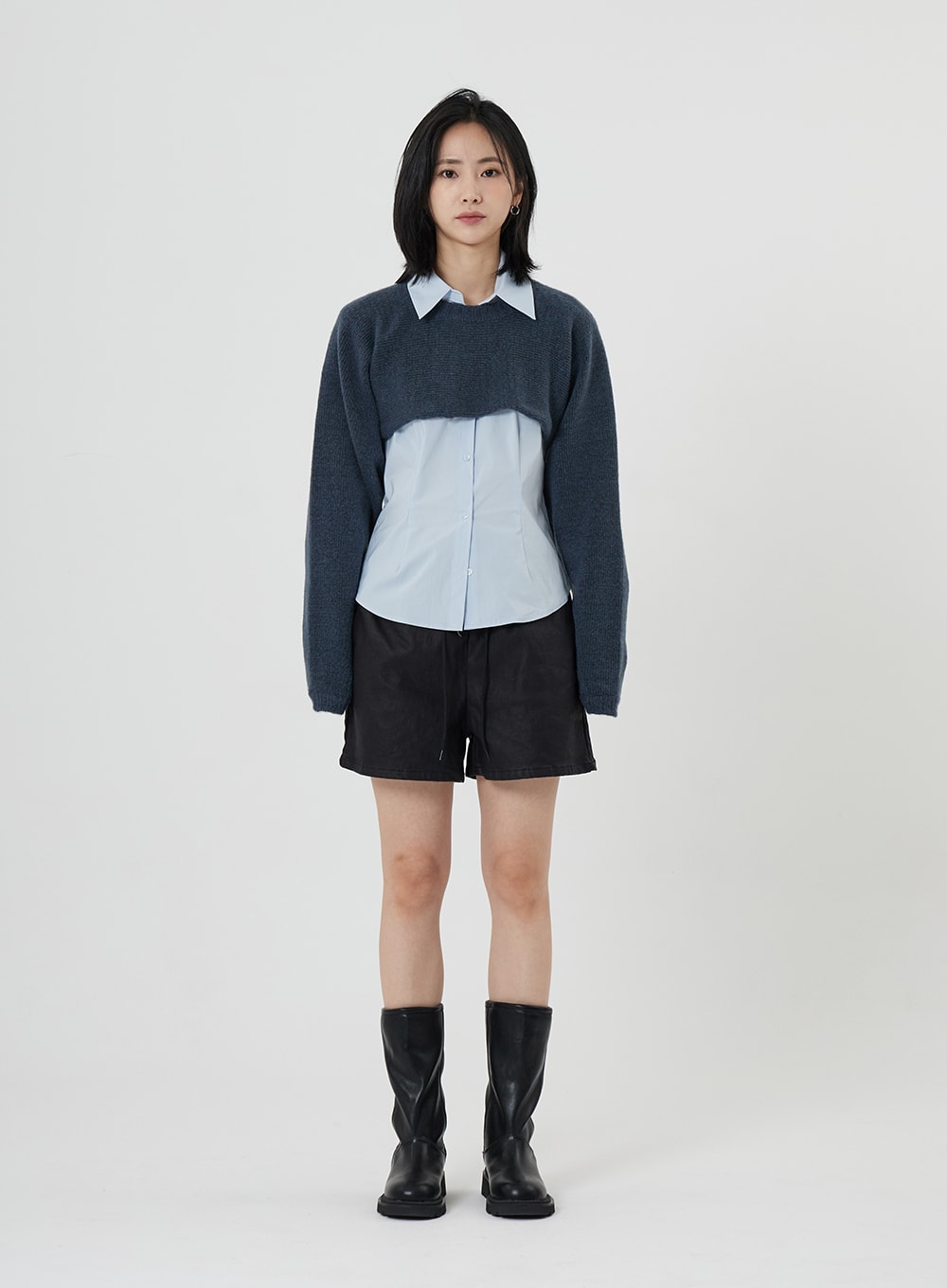 Long Sleeves Crop Knit ON23