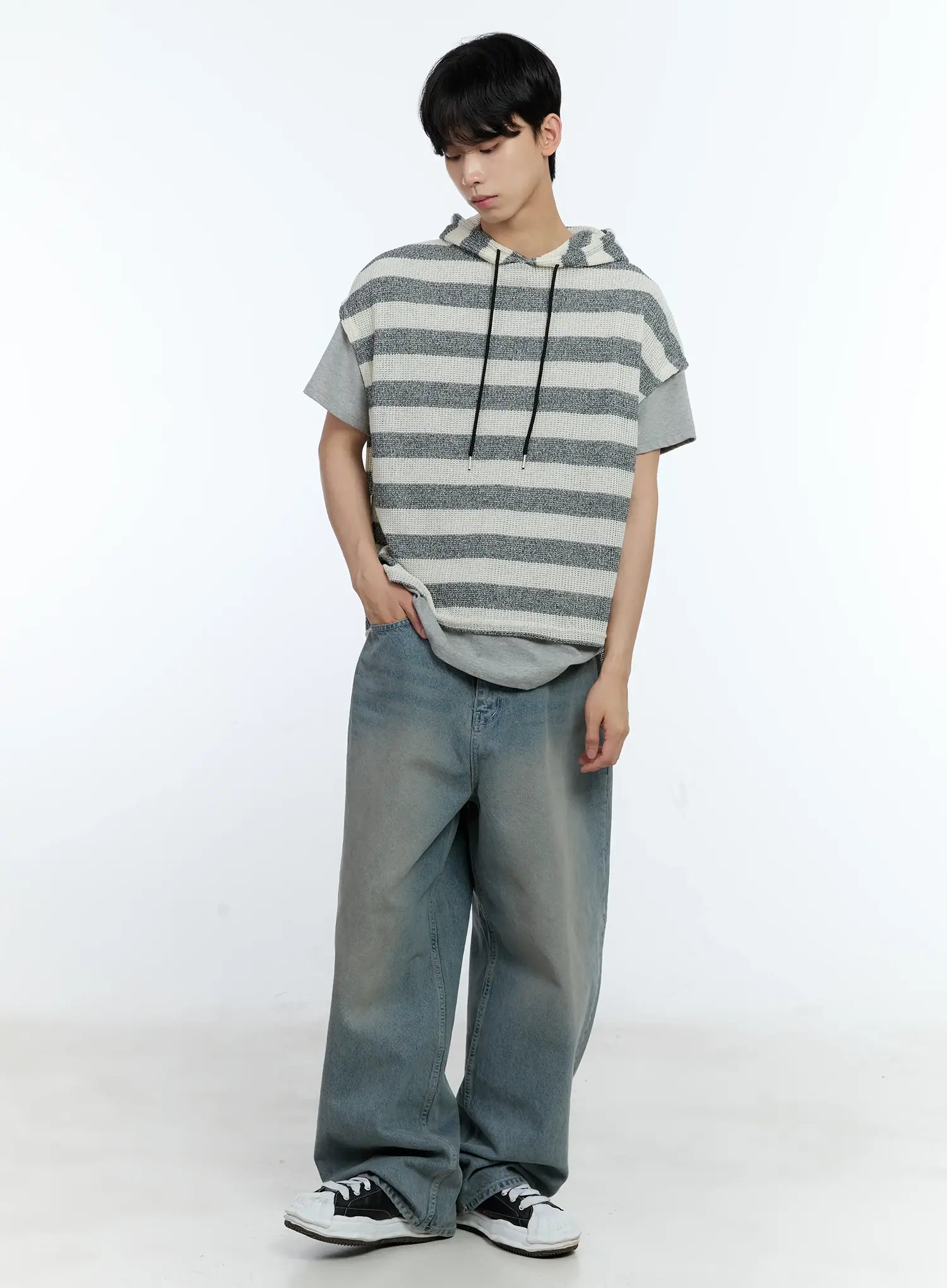 Men's Vintage Wide-Leg Jeans IG501