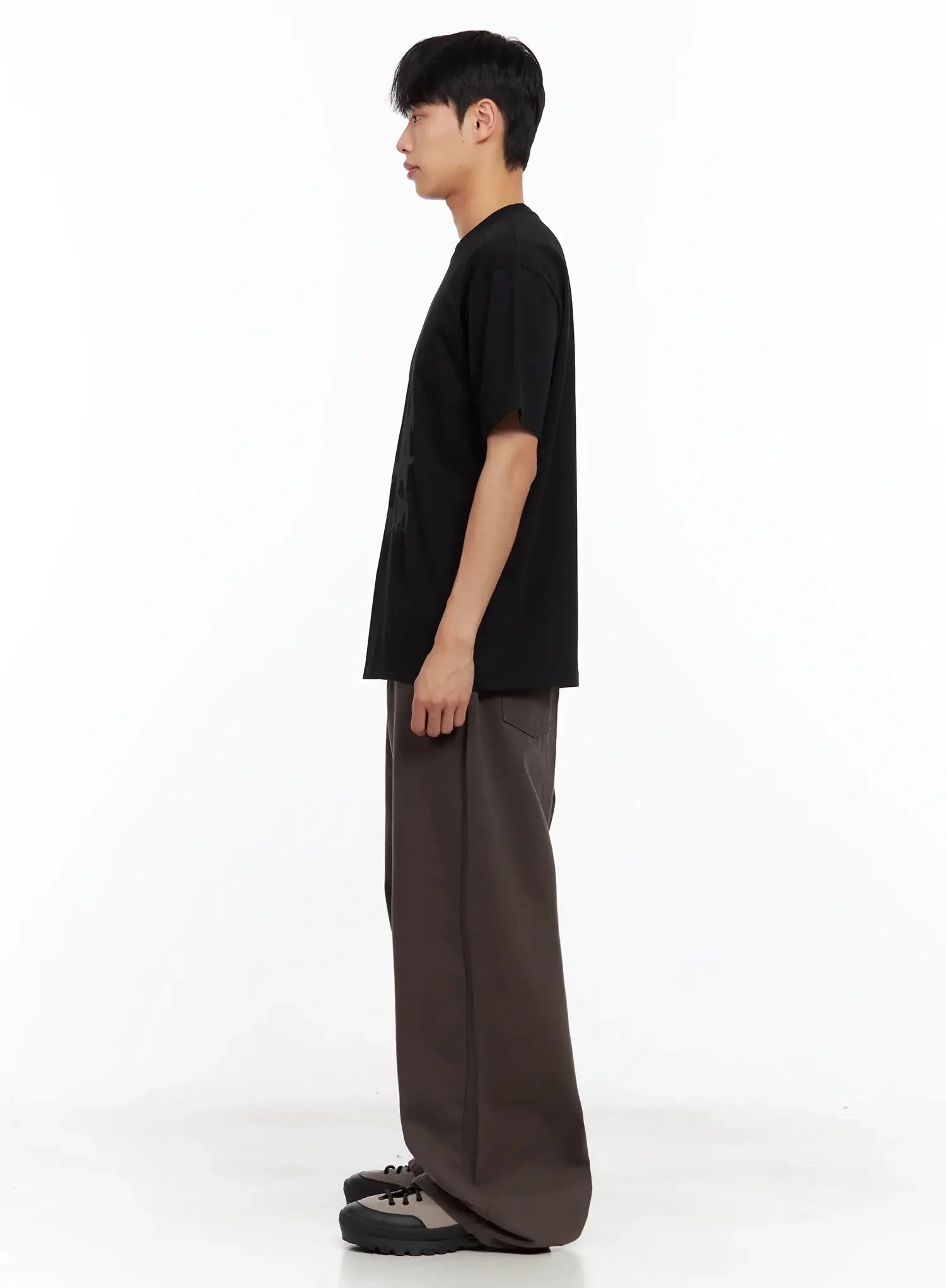 Men's Baggy Wide-Fit Pants IL516