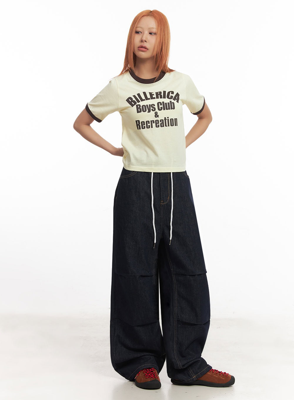 Billerica Graphic Cotton Top IA517