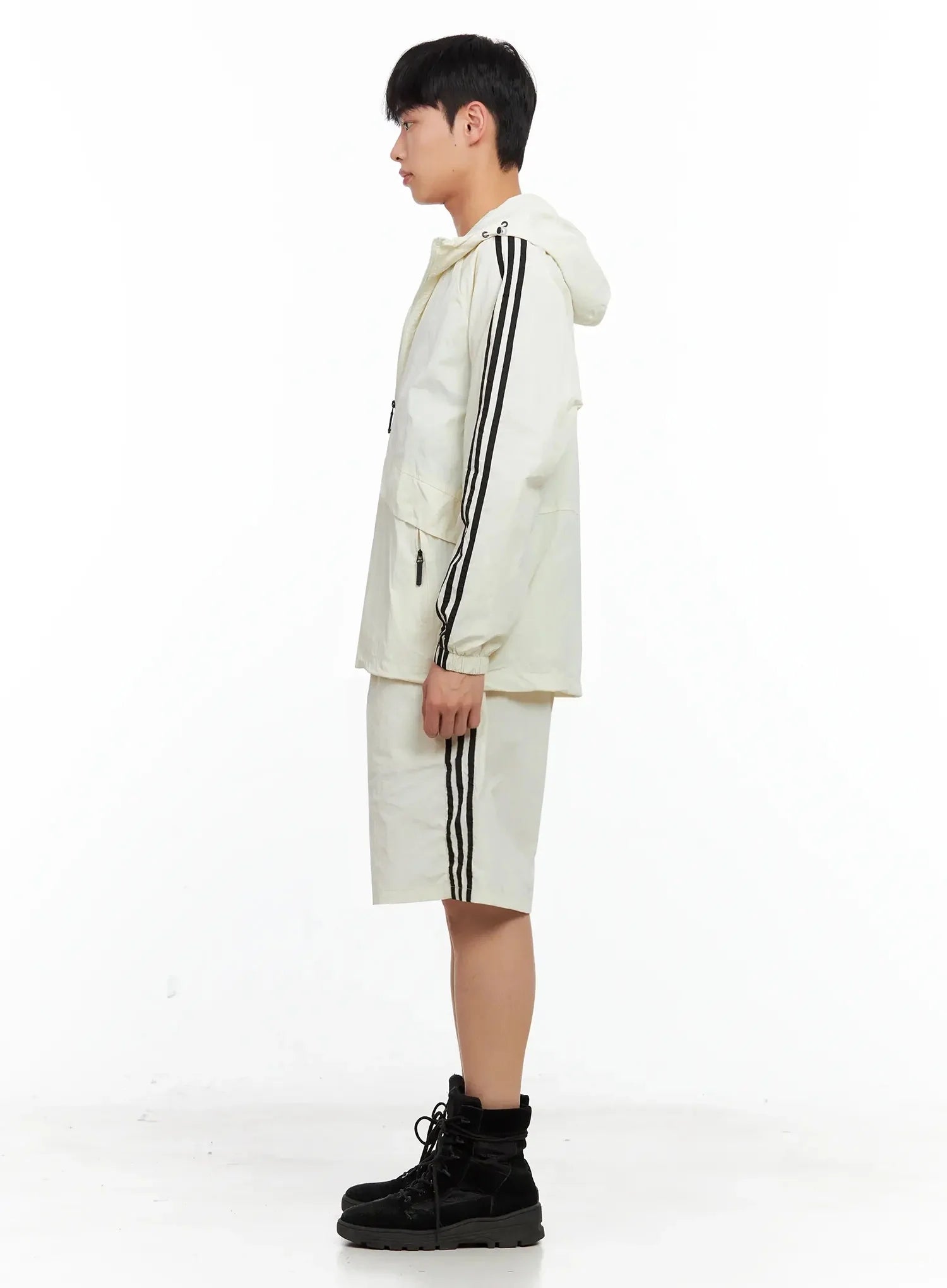 Men's Lightweight Striped Track Shorts IL516