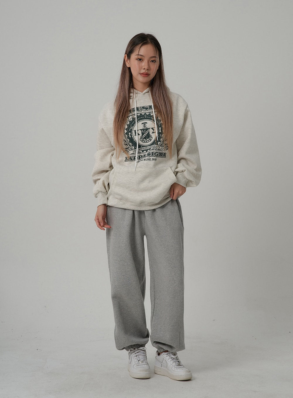 Printed Hooded Sweatshirt CN08