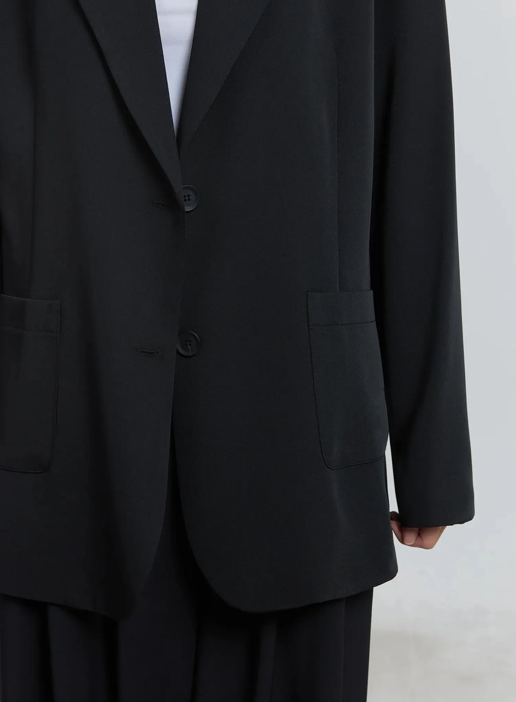 Classic Oversized Blazer (Black) IU512