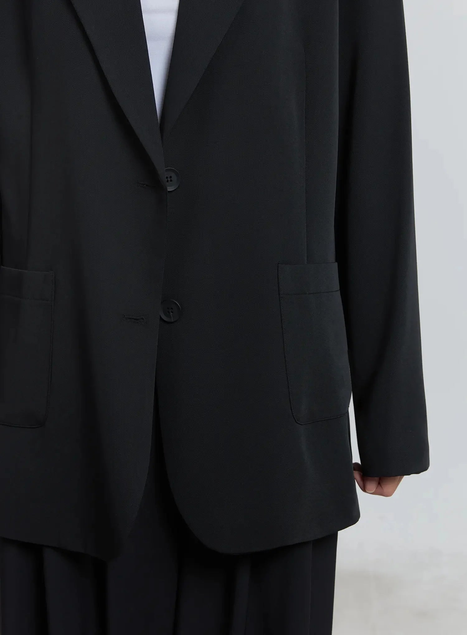 Classic Oversized Blazer (Black) IU512