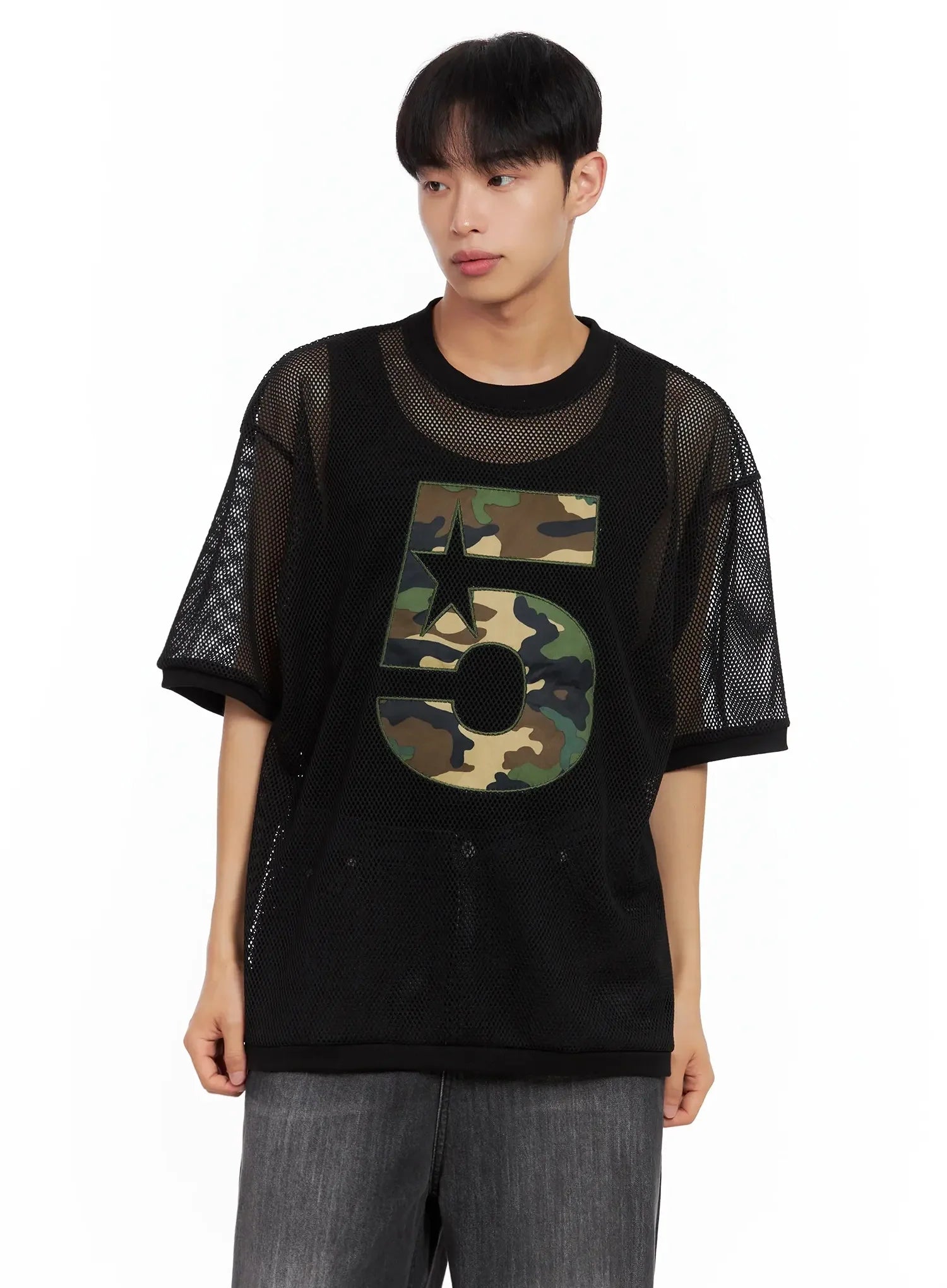 Men's Mesh Star Jersey Tee IL516