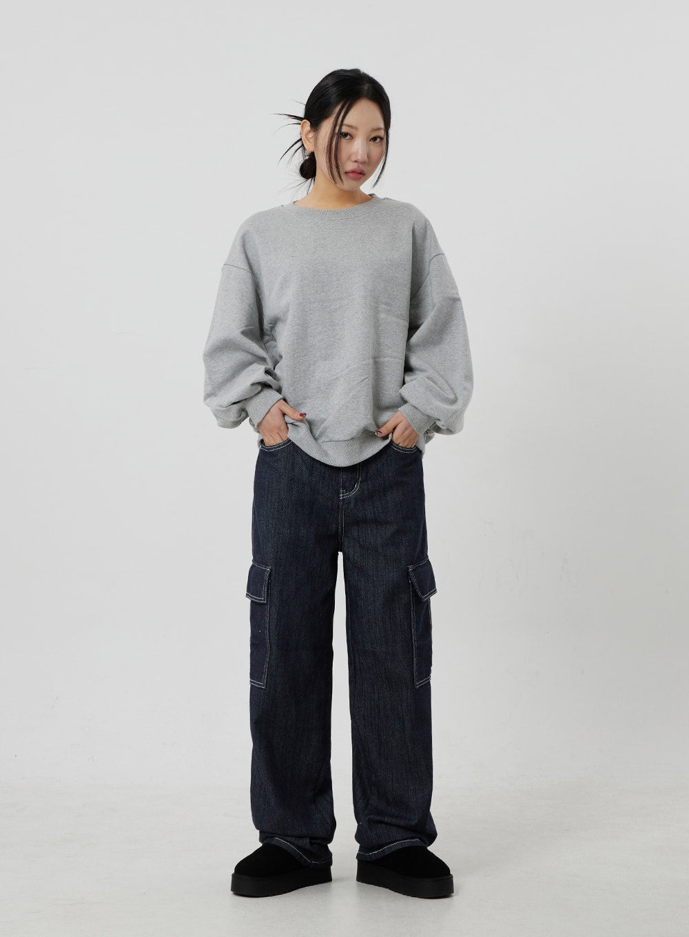Wide Cargo Jeans CF302