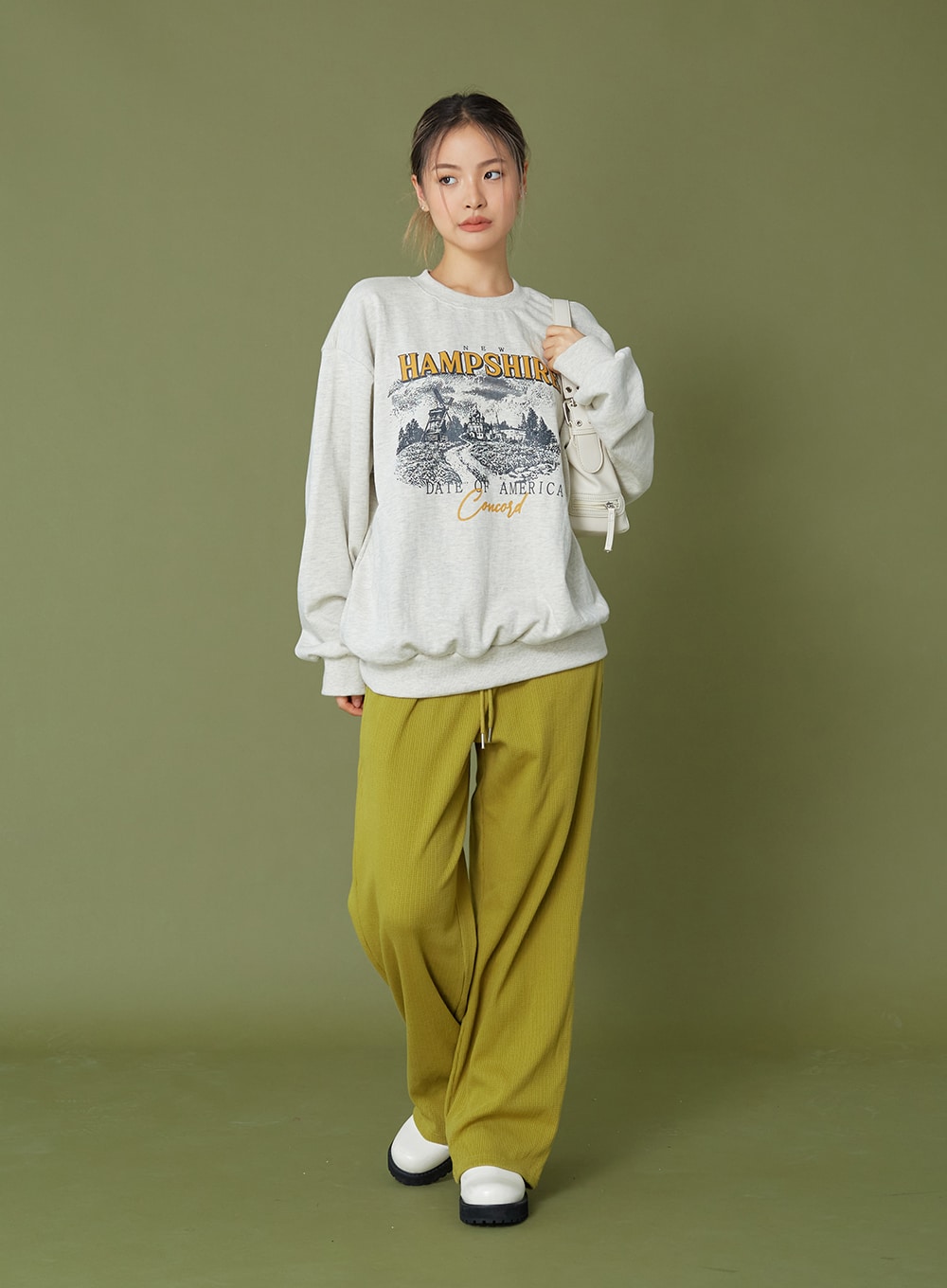 Printing Loose Fit Sweatshirt CG12