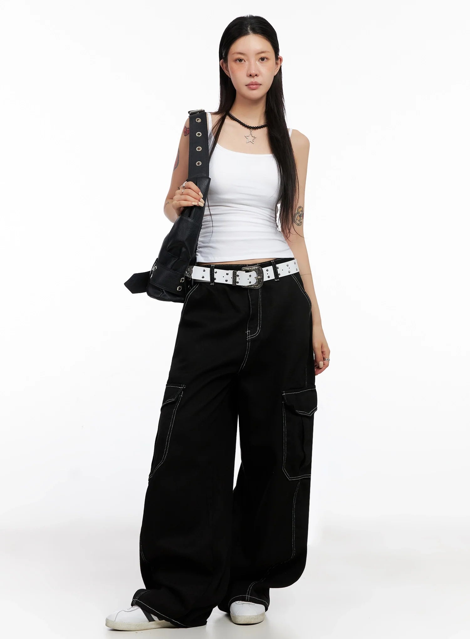 Ruche Detail Tank Top IS515