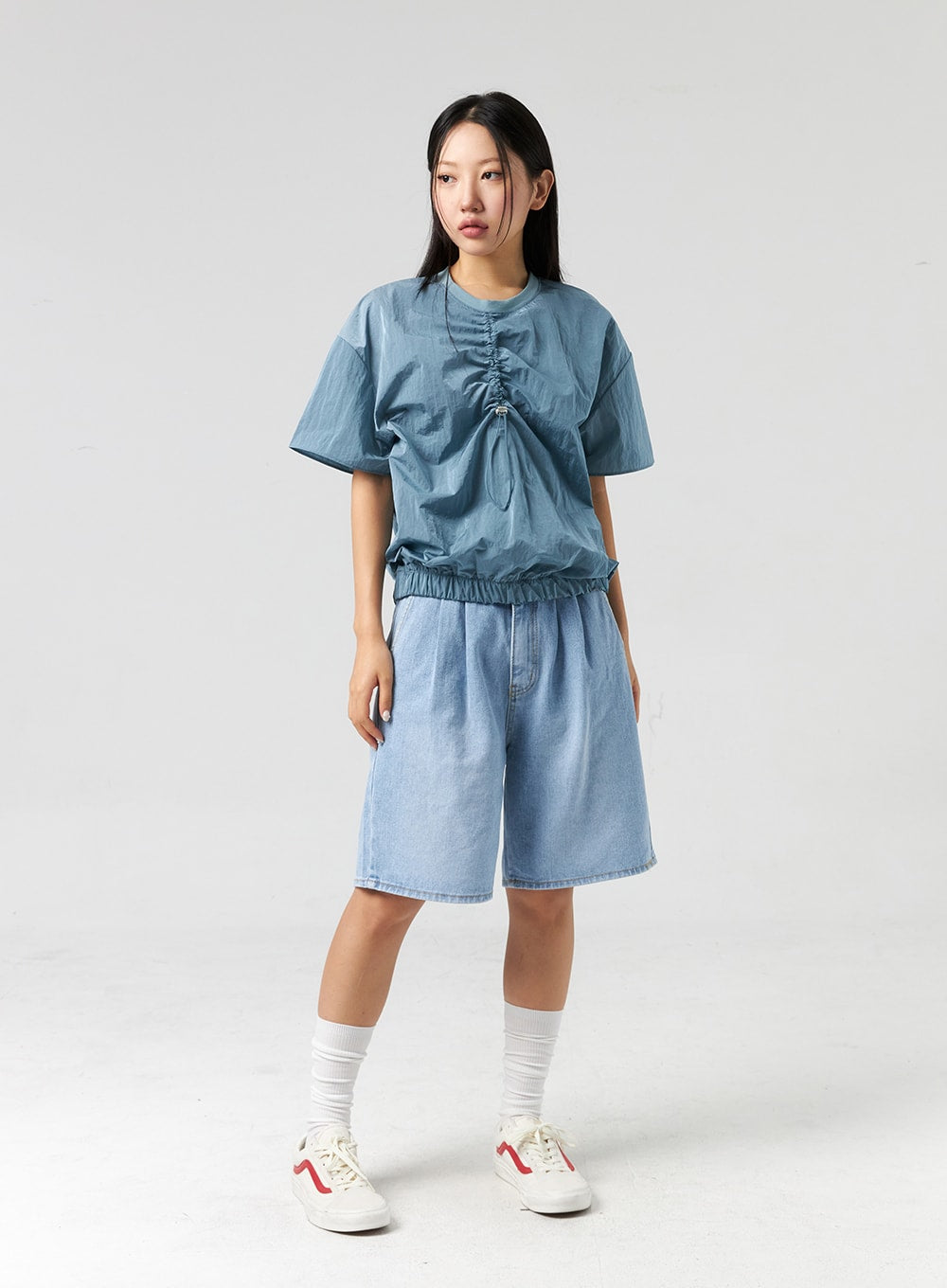 Denim Bermuda Shorts CL326