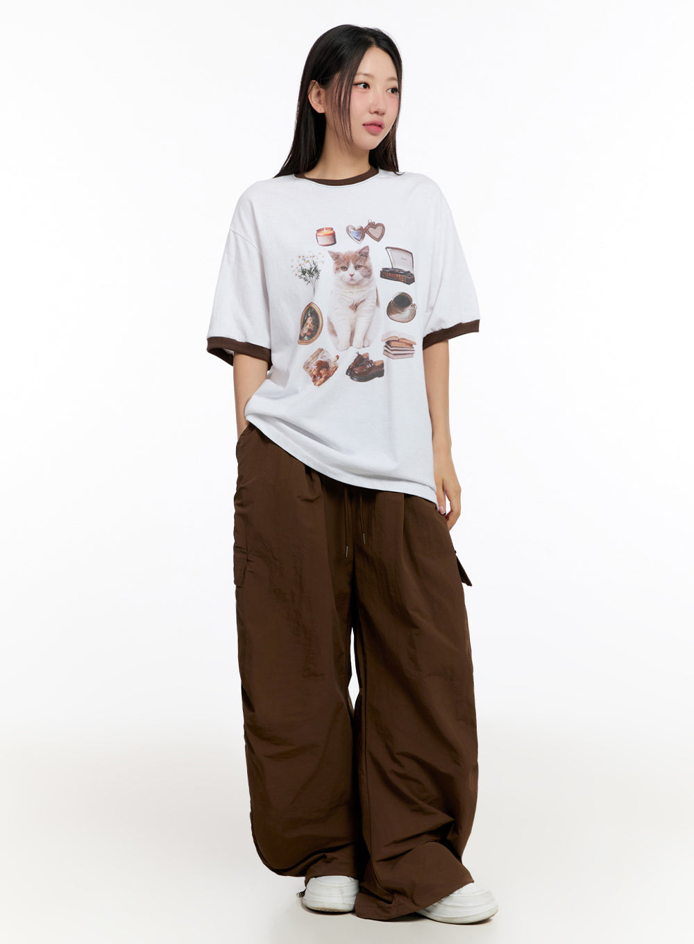 Adjustable Nylon Cargo Pants IU509