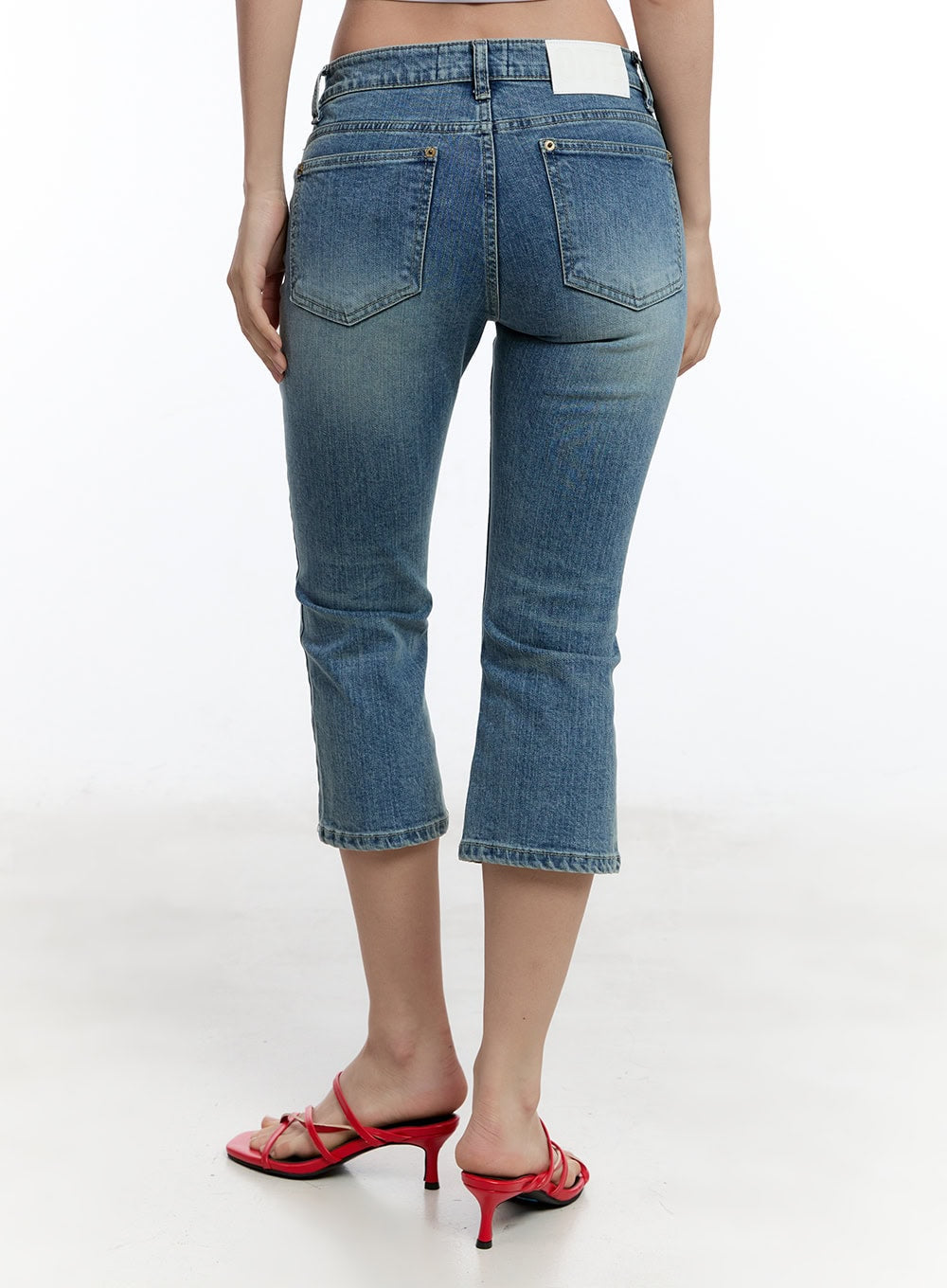 Kyra Cropped Low-Rise Skinny Jeans IU503