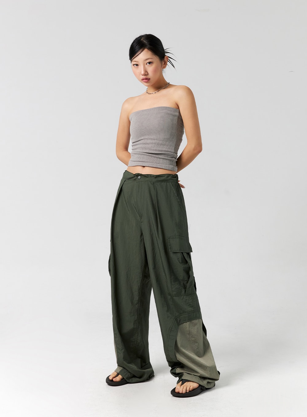 Ribbed Knit Tube Top CG301