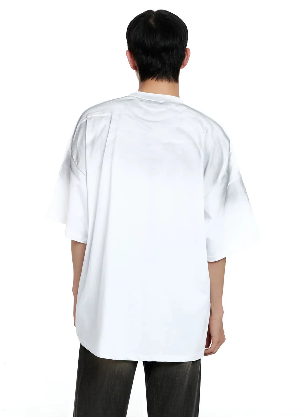 Men's Oversized Text Graphic T-shirt IG520