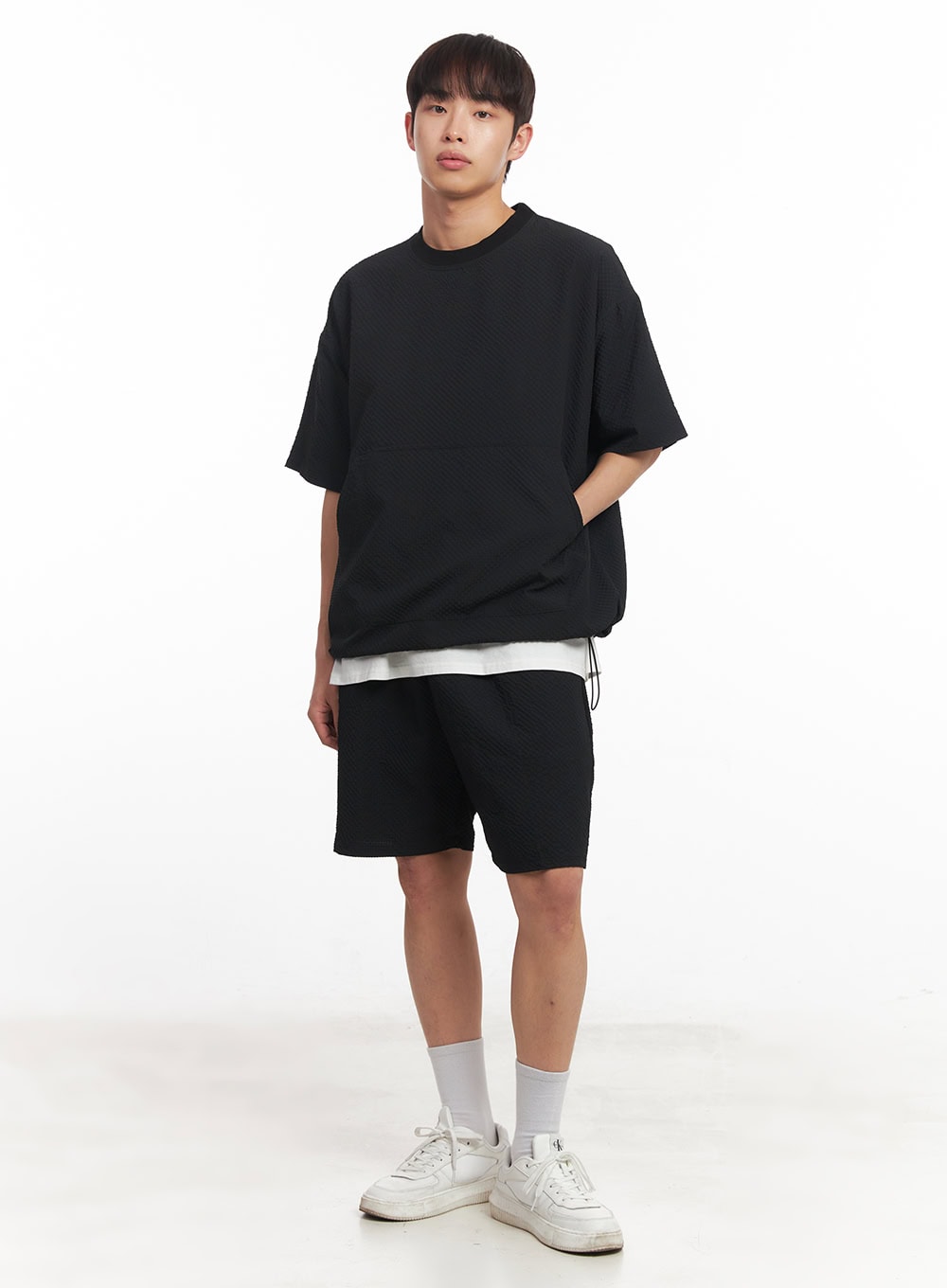 Men's Oversized T-Shirt with Pockets IA518