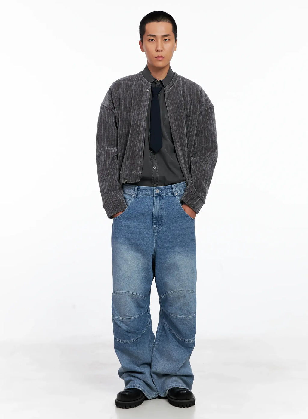 Men's Velvet Crop Jacket IS510