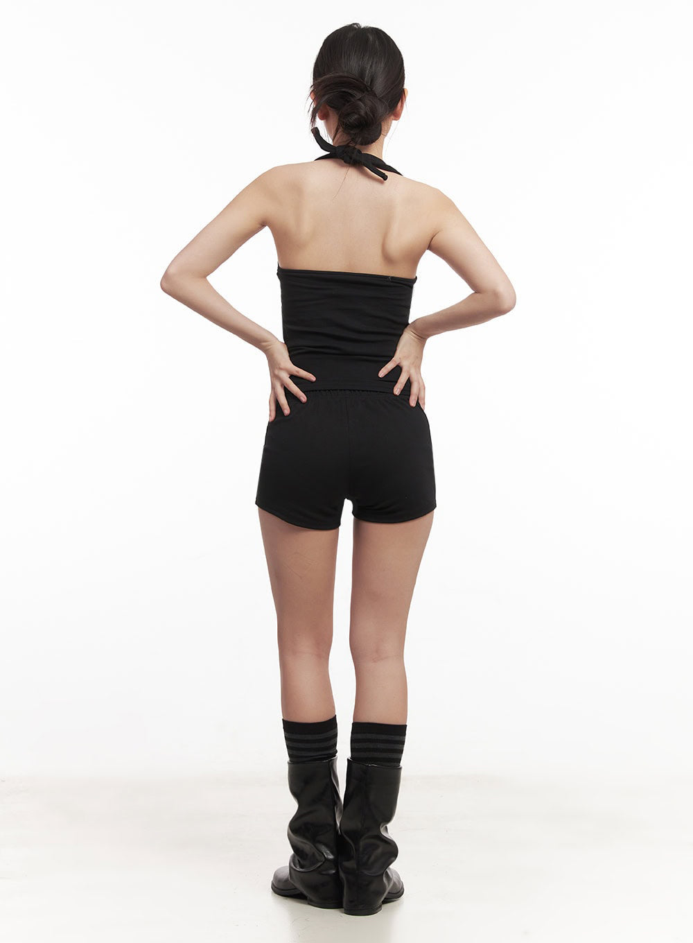 Eyelet Classic Cotton Shorts IM528