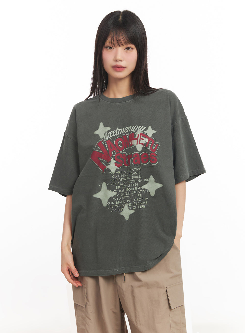 Star Graphic Cotton T-Shirt IY502