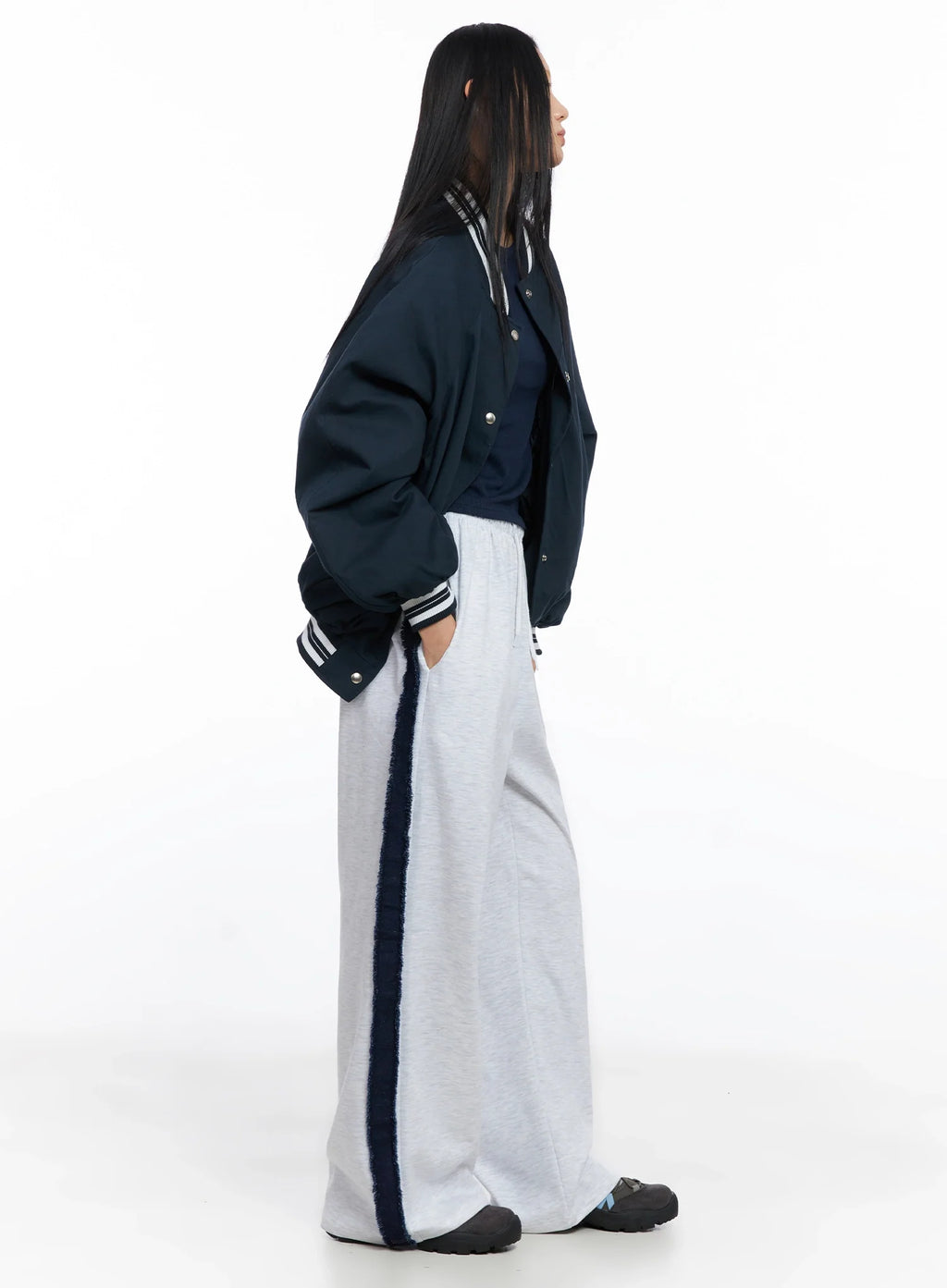 Oversized Varsity Bomber Jacket CO517