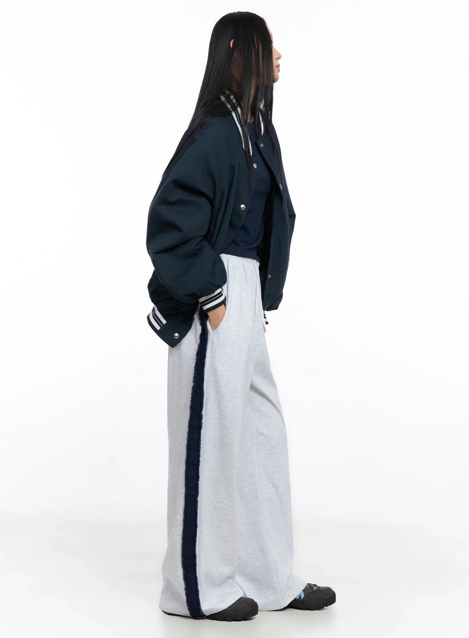 Oversized Varsity Bomber Jacket CO517