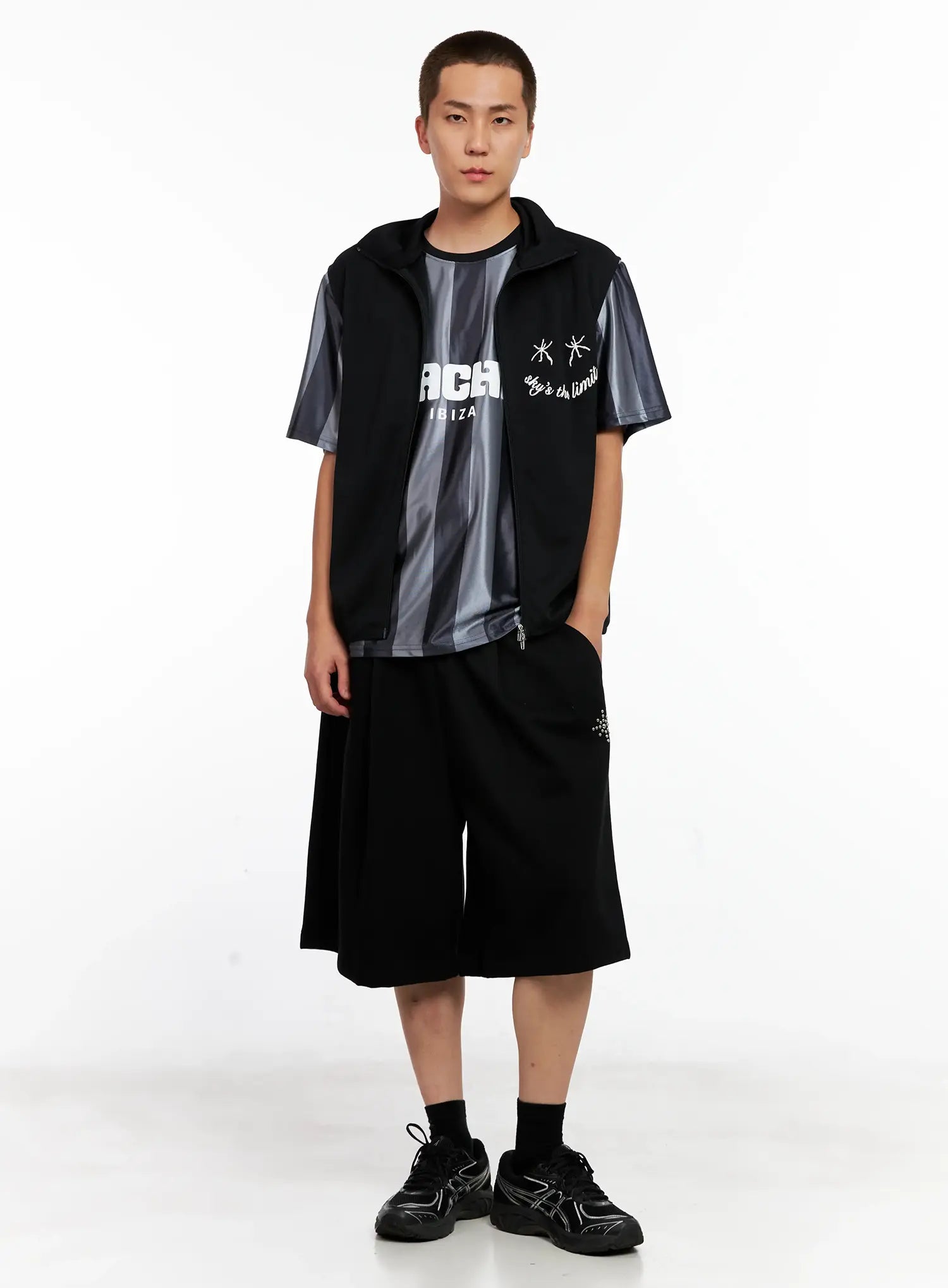 Men's Sporty Ibiza Striped Tee IG511