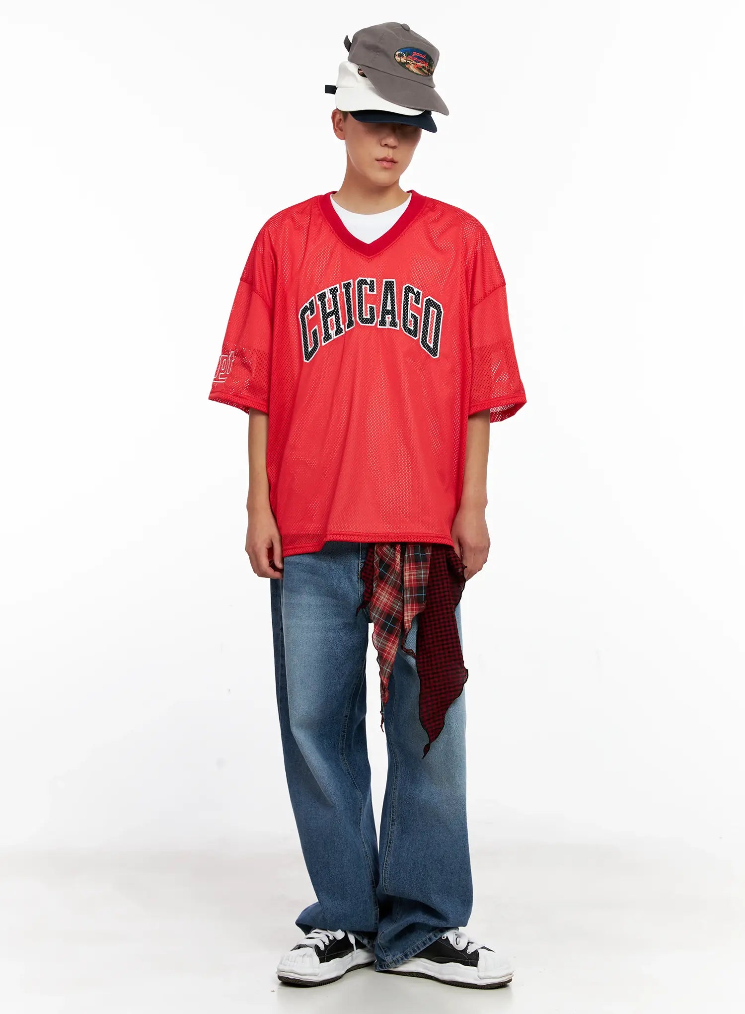 Men's Chicago Mesh V-Neck Jersey Tee IG511