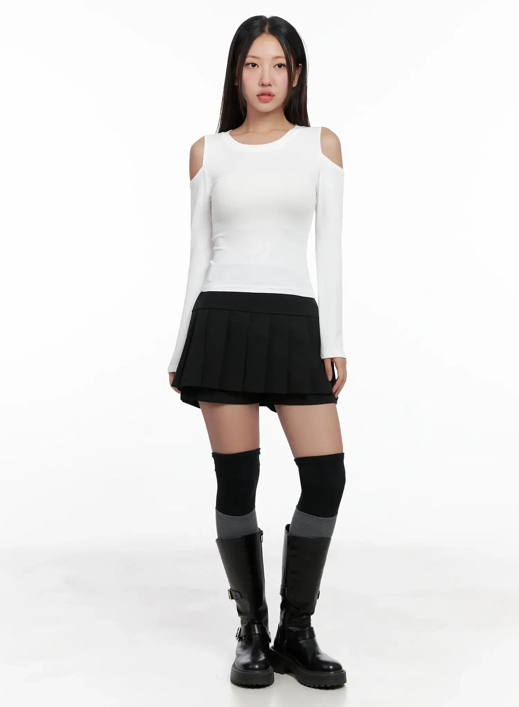 Pleated Mini Skort IG527