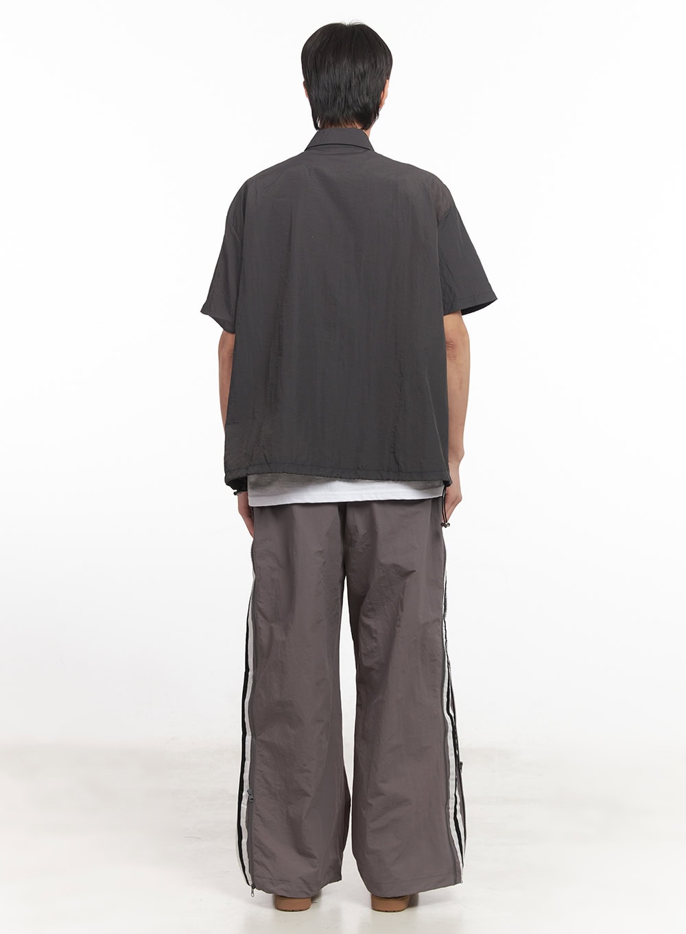 Men's Loose-Fit Boxy Collared Shirt IA510