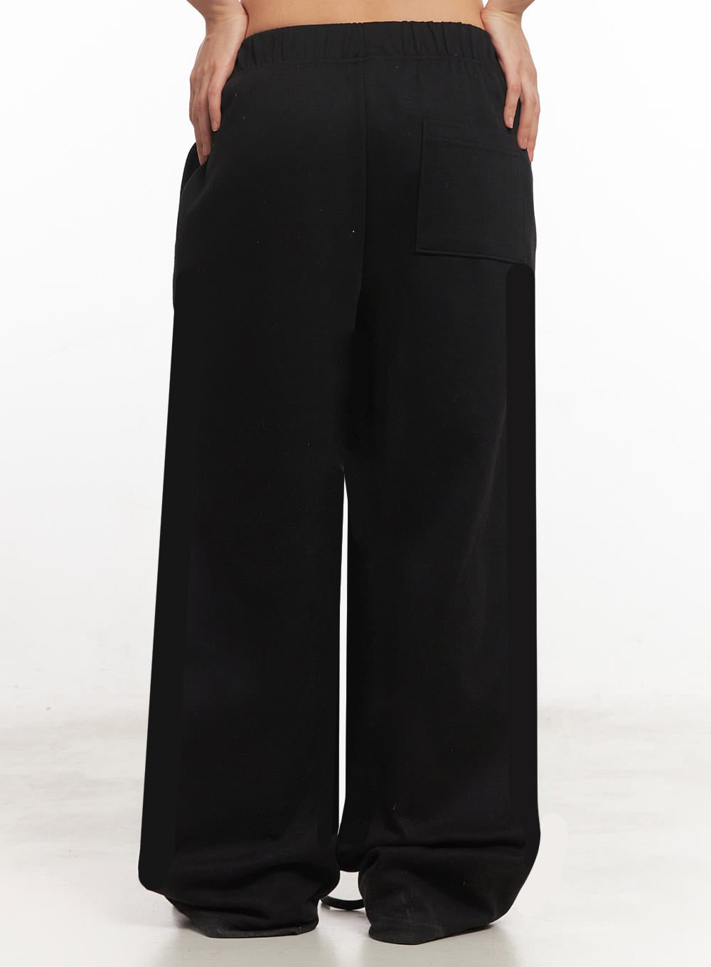 Ribbon Wide-Leg Sweatpants IA524