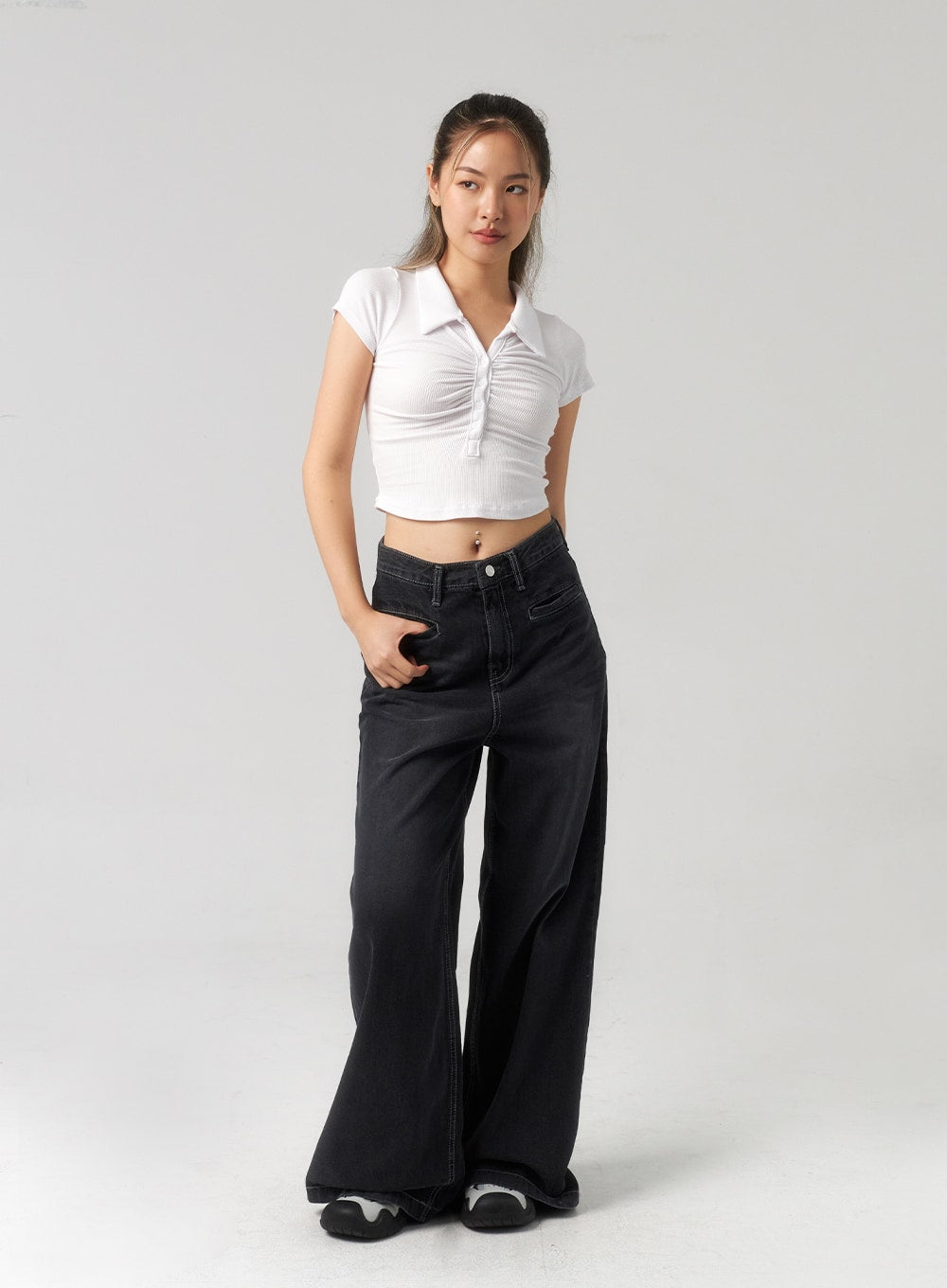 Oversized Leg Jeans CL303