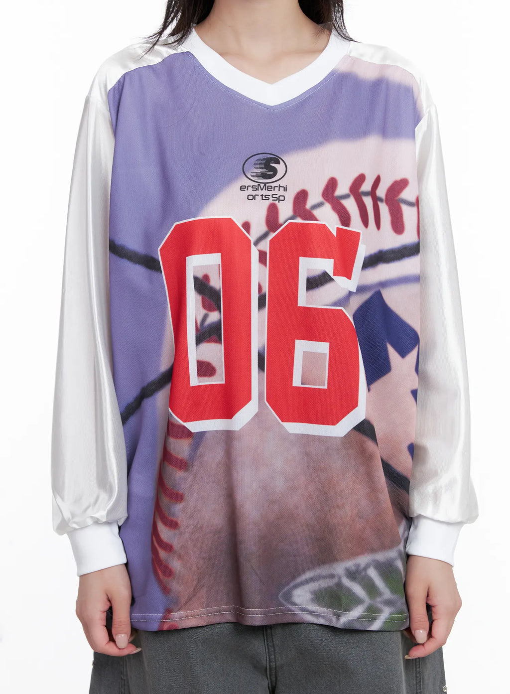 86 Oversized Graphic Long Sleeve CS526