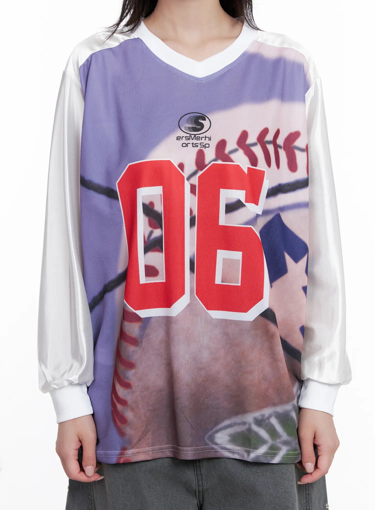 86 Oversized Graphic Long Sleeve CS526