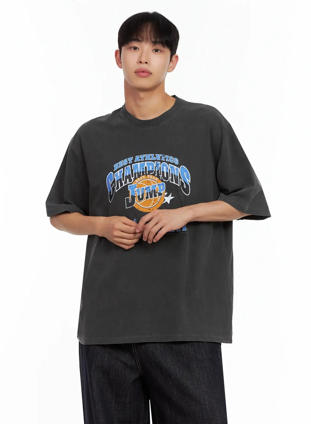 Men's Sporty Graphic T-Shirt IL516