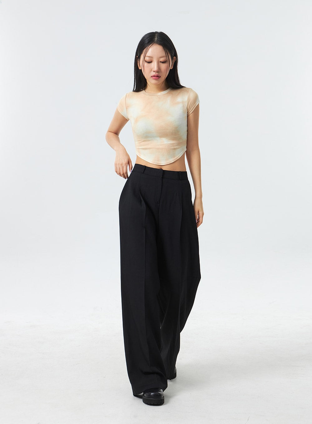 Tie Dye Cropped Tee CM330